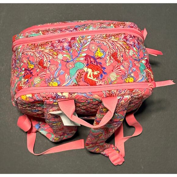 Vera Bradley Ariel’s Pink Lagoon Essential Large Backpack Little Mermaid NWT main image 13